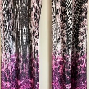 Yoyo 5 Snake Print High Rise Palazzo Pants. M